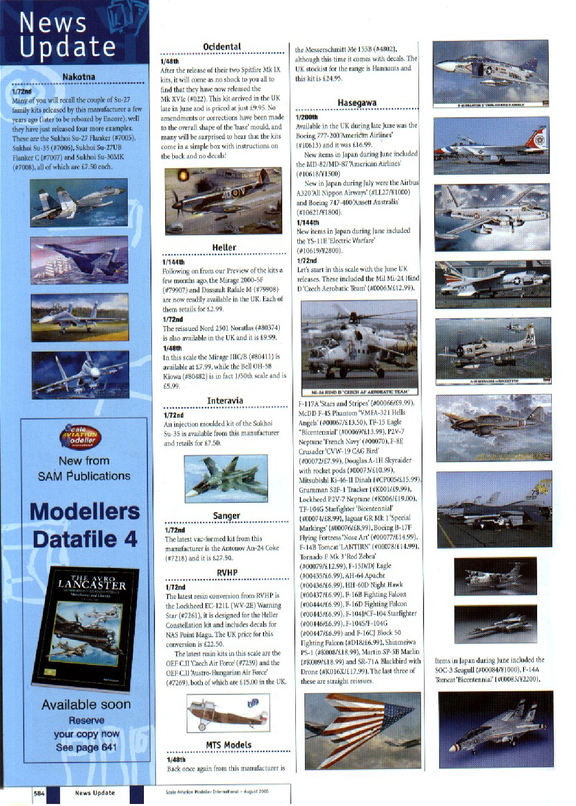 Scale Aviation Modeller International 2000-08